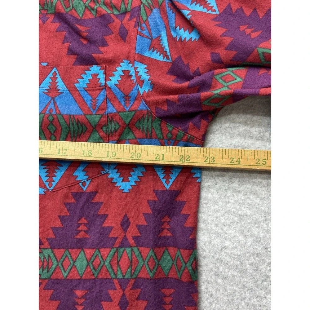 Vintage‎ Country Shop Marshall Fields Womens Shirt 10 Southwest Aztec Retro Boho
